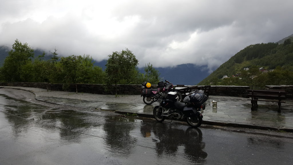 Pause auch bei Regen 
